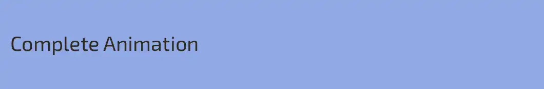 Complete Animation